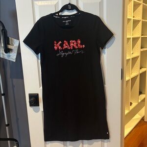 Karl Lagerfeld t-shirt dress size small